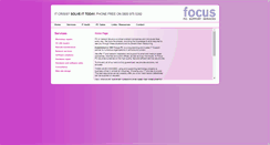 Desktop Screenshot of focuspc.co.uk